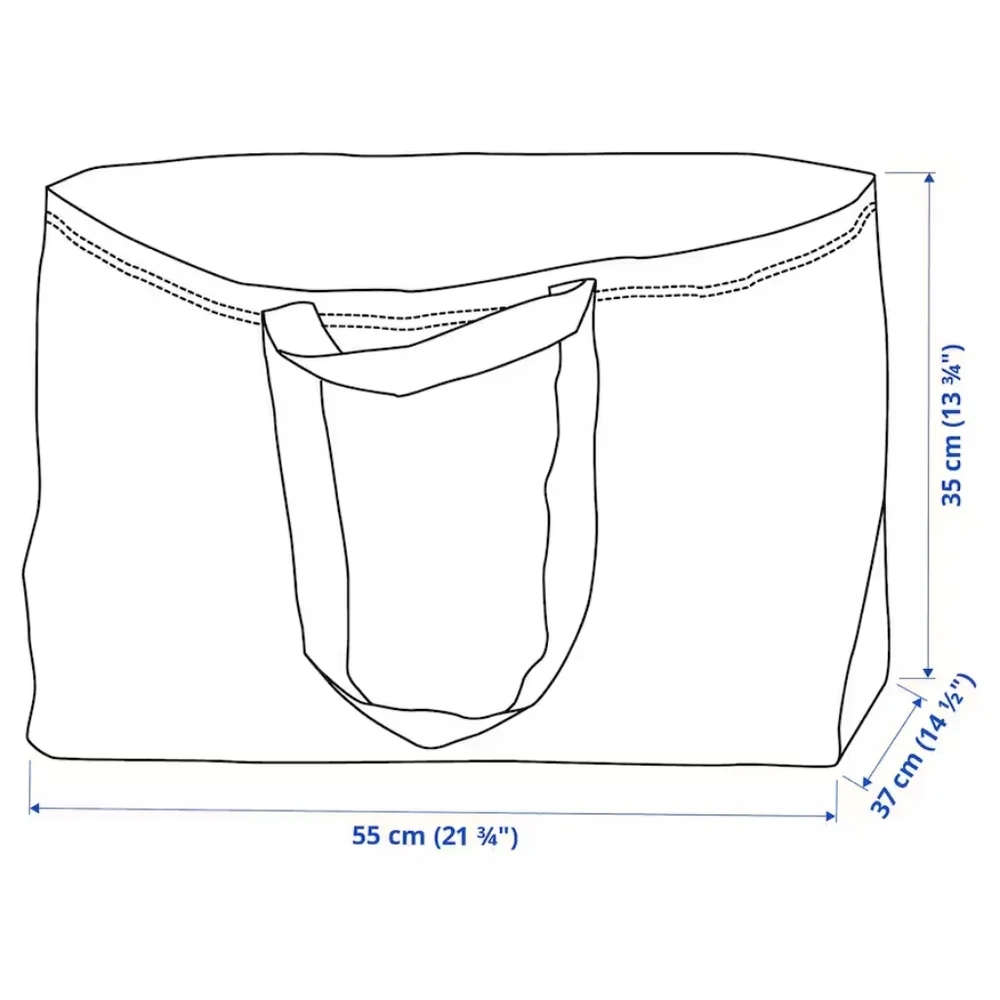 New IKEA Blue Iconic Storage Huge Bag